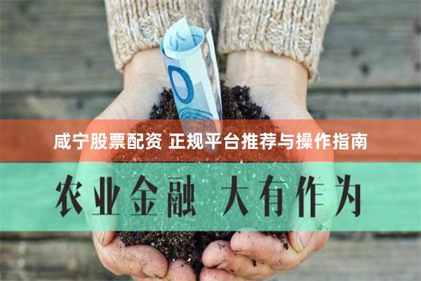 咸宁股票配资 正规平台推荐与操作指南